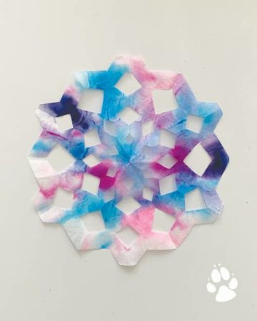Coffee Filter Crafts for Kids: Make Your Own Snowflakes!